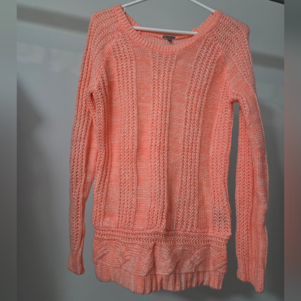 Charlotte Russe Peach Knit Sweater